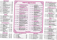 Orient Chinese menu