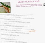 La Tour Des Sens menu