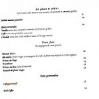 Josy-Jo menu