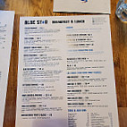 Blue Star Diner menu