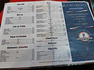 La Trattoria menu