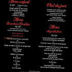 Les Bouchees Doubles menu