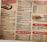 El Camino Real menu