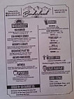 Borderland Cafe menu