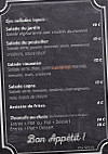 Les Petits Plats D'amélie menu