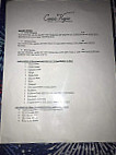 Casa Vieja menu