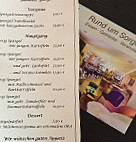 Sorgenfrei menu