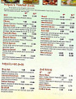 Napoli Pizza menu