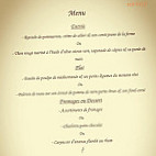 Ju'ste Chez Moi menu