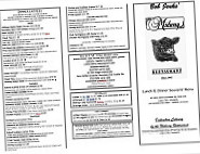 Dedham Midway menu