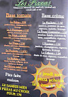 La Patate Gourmande menu