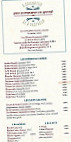 Le Chenal menu