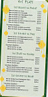 La Baie D'halong menu