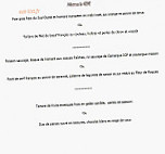 Château Fleur De Roques menu