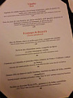 Avenue menu