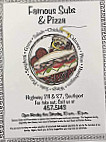 Famous Subs And Pizza menu