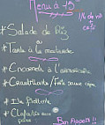 La Patate Gourmande menu