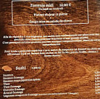 Sushi Fumi menu