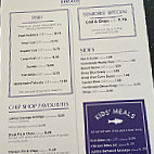 Deep Blue (helmsley) menu