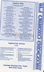 El Cerro Grande menu