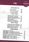 Restaurant L'Aquarama menu