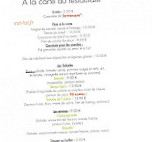 Temps Den's Zen - Restauration menu