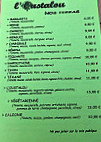 L'oustalou menu