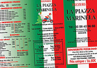 La Piazza Marinela menu