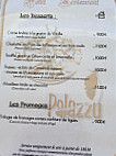 Palazzu menu