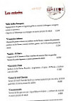 Côté Bistrot menu