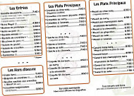 Le Saïgon menu