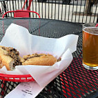 Famous Philly Cheesesteaks Beer Garden food