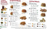 Chick-fil-a menu