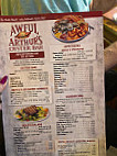 Awful Arthur's Oyster menu