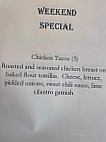 Hundley Cellars menu