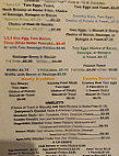 Country Diner menu