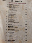 Pizzeria Don Camillo menu