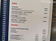 Tsv Sportheim menu