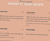 Chez Marcel menu