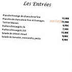 Le Clos Des Brasseurs menu