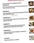 Chez Yasmina menu