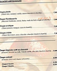 La Maison des Crepes menu