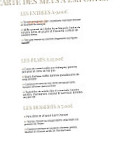 L’atelier Savoir Et Saveur menu