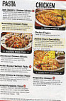 Tgi Fridays menu