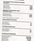 La Paillote De L’ Archipel menu