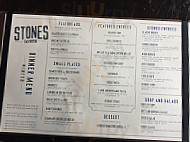 Stones Gastropub menu