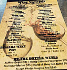 Teddy's Lounge menu