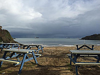 Maenporth Beach Cafe inside