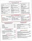 Paramount Diner menu