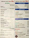 Domino's Pizza menu